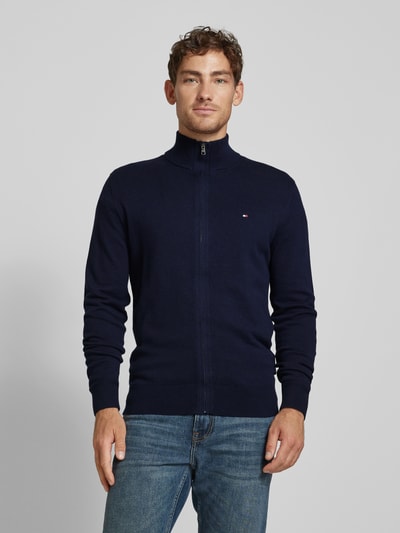 Tommy Hilfiger Strickjacke mit Stehkragen Marine 4