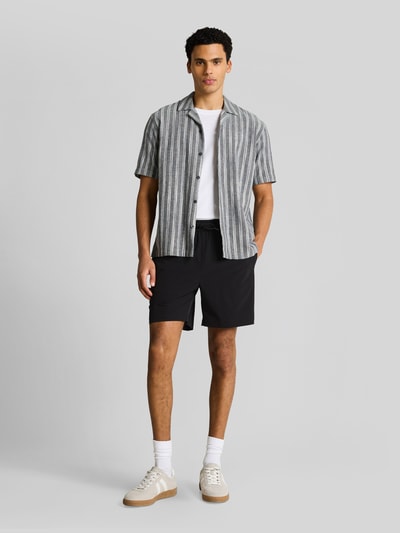 Tom Tailor Denim Relaxed Fit Sweatshorts mit Tunnelzug Black 1