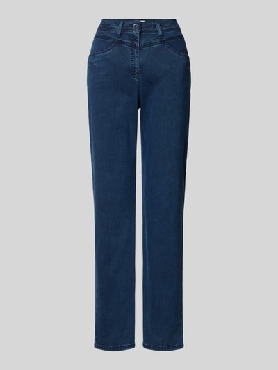 Raphaela By Brax Super slim fit jeans met steekzakken, model 'Laura Deco' Blauw - 1