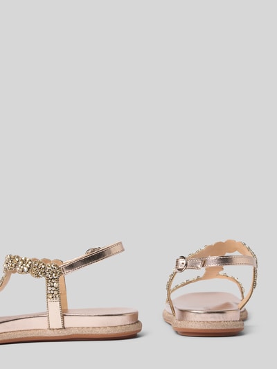 ALMA EN PENA Sandalen met strass-steentjes Metallic beige - 2