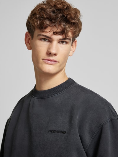 Pegador Sweatshirt mit Label-Stitching Black 3