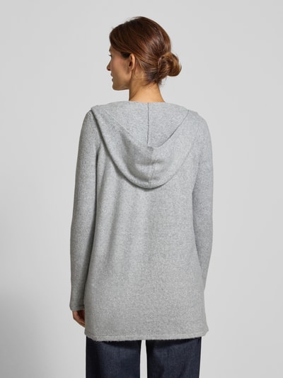 Vero Moda Kurtka z dzianiny o kroju regular fit z kapturem model ‘DOFFY’ Jasnoszary melanż 5