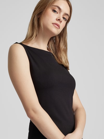 Gina Tricot Mini-jurk met boothals Zwart - 3