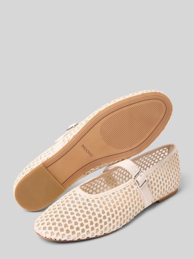 INUOVO Ballerinas mit glatter Sohle Offwhite 4