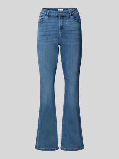 Christian Berg Woman Bootcut Jeans mit Gürtelschlaufen Blau 1