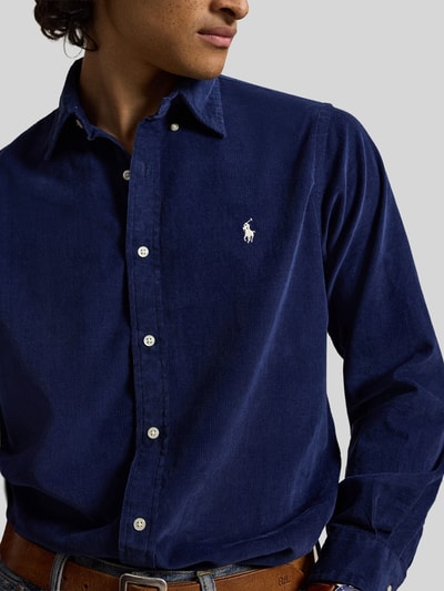 Polo Ralph Lauren Custom Fit Freizeithemd aus reiner Baumwolle Marine 3