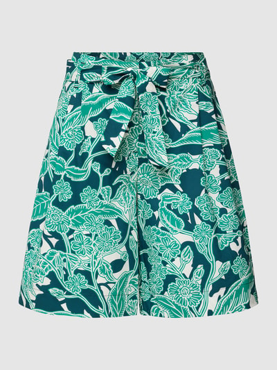 Christian Berg Woman Shorts met all-over motief Smaragdgroen - 2