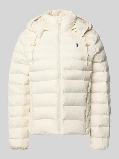 Polo Ralph Lauren Kurtka pikowana z wyhaftowanym logo Écru 2