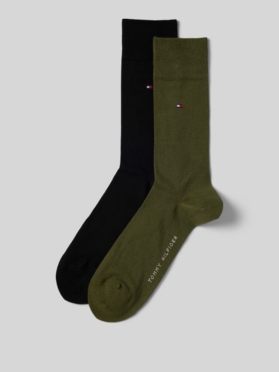 Tommy Hilfiger Kousen van katoenmix, per 2 paar Kaki - 1