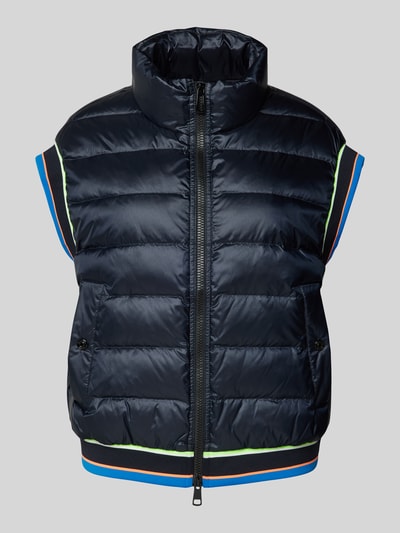 Marc Cain Donsbodywarmer met opstaande kraag Marineblauw - 2