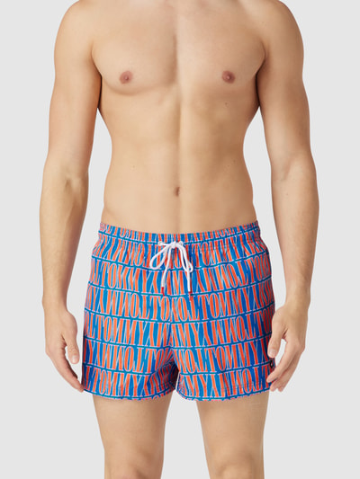 Tommy Hilfiger Badehose mit Allover-Muster Royal 1