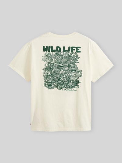 Levi's® Relaxed Fit T-Shirt aus reiner Baumwolle Offwhite 6