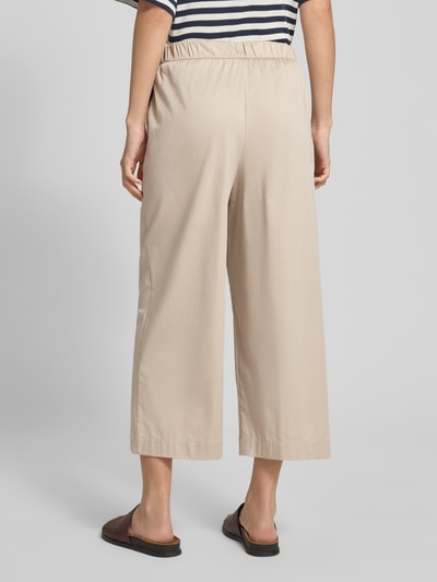 s.Oliver BLACK LABEL Wide Leg Culotte aus Popeline Beige 5