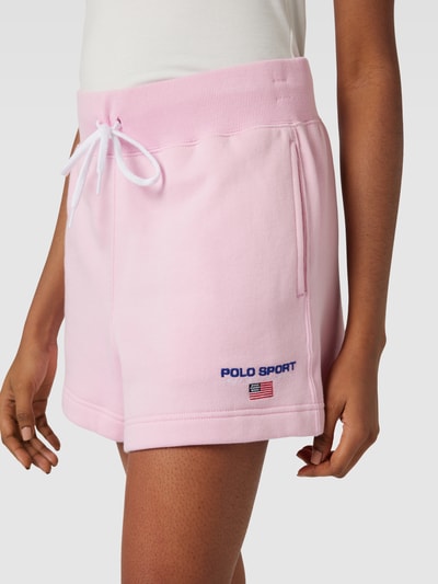 Polo Sport Shorts mit Gesäßtasche Rosa 3