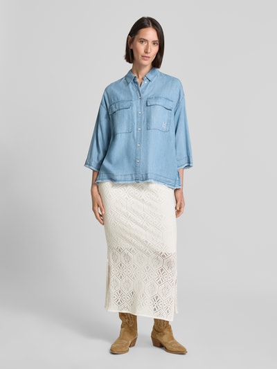 Smith and Soul Maxirock mit elastischem Logo-Bund Offwhite 1