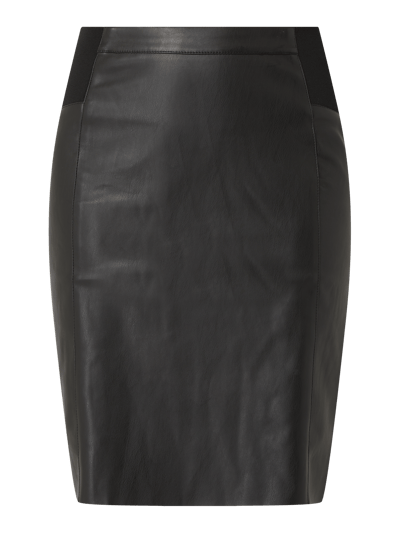 Vero Moda Bleistiftrock in Leder-Optik Modell 'Butter Sia' Black 2