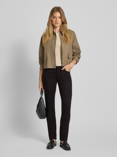 Angels Straight Fit Jeans aus Lyocell-Mix mit Eingrifftaschen Modell 'CICI' Black 1