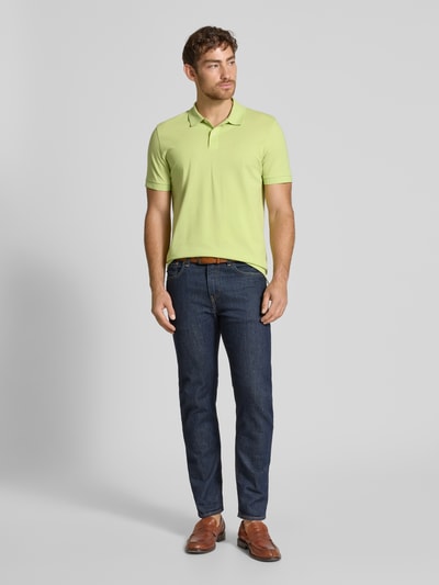 BOSS Koszulka polo o kroju regular fit z czystej bawełny model ‘PALLAS’ Neonowy zielony 1