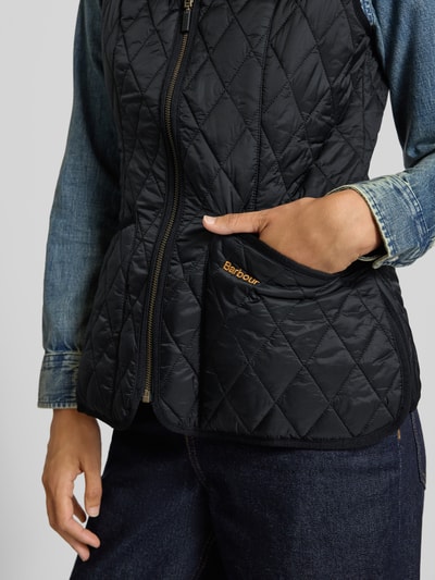 Barbour Shaped Fit Steppweste mit Label Stitching Modell 'BETTY' Black 3