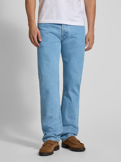 Levi's® Wide Leg Fit Jeans Modell '501®' Hellblau 4