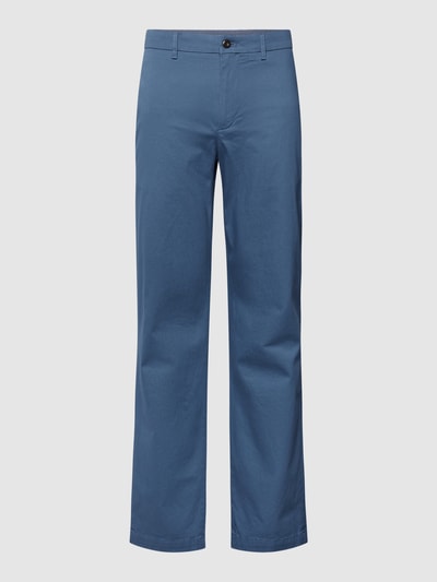 Tommy Hilfiger Regular Fit Chino mit Strukturmuster Modell 'DENTON' Blau 2