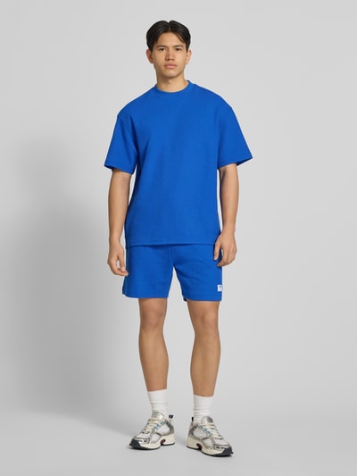HUGO Blue Relaxed Fit T-Shirt aus Baumwoll-Mix Modell 'NUWAFFLE' Blau 1