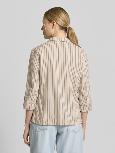 VERO MODA Loose Fit Kurzblazer aus Viskose-Leinen-Mix Modell 'JESMILO' Beige 5