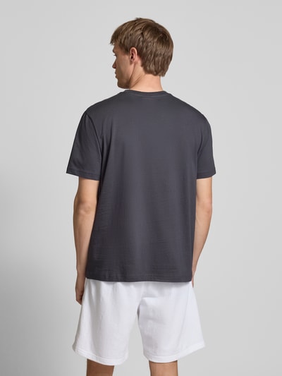 CHAMPION T-Shirt mit Logo-Stitching Modell 'ICONS' Anthrazit 5