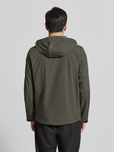 killtec Kurtka w kroju regular fit z aplikacją z logo Oliwkowy 5