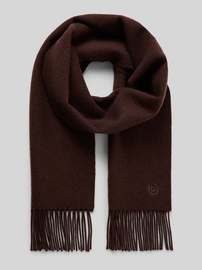 bugatti Szal wełniany z frędzlami Ciemnobrązowy 1