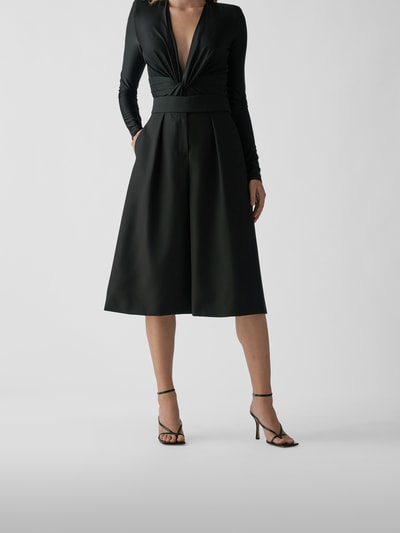 Alexandre Vauthier Wide Leg Culotte  Schwarz 4
