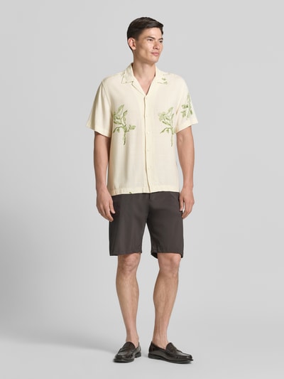 Selected Homme Regular Fit Freizeithemd aus reiner Viskose Modell 'TERRY' Offwhite 1