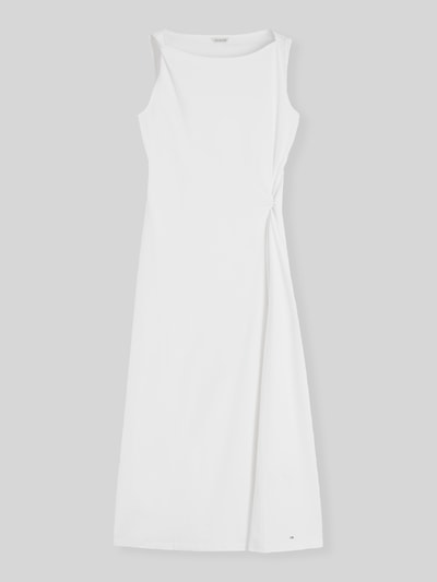 Tommy Hilfiger Körpernahes Freizeitkleid aus reiner Baumwolle Ecru 2