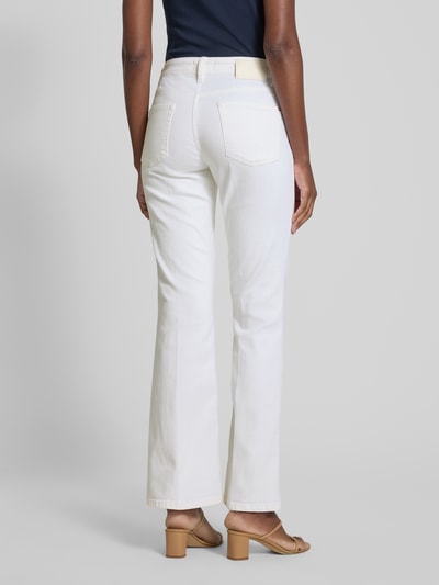 Cambio Flared jeans met 5-pocketmodel, model 'PARIS' Offwhite - 5