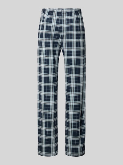 Christian Berg Men Relaxed fit pyjamabroek met elastische band Bleu - 3