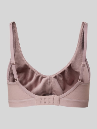 Sloggi BH mit Label-Print Modell 'Ever Ease' Mauve 3