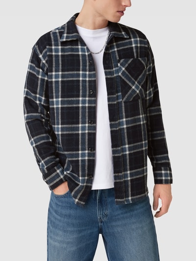 Jack & Jones Koszula casualowa ze wzorem na całej powierzchni model ‘JORDENNIS’ Ciemnoniebieski 4