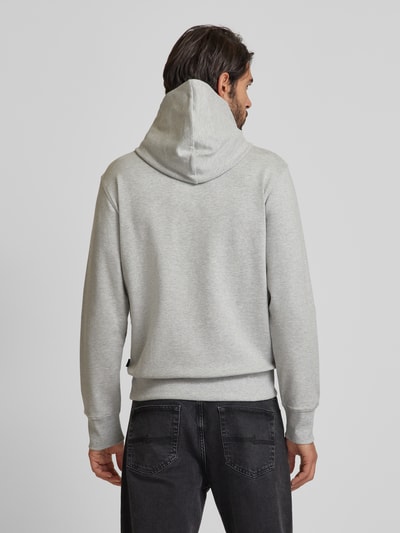 Jack & Jones Premium Hoodie met labelprint, model 'BLACHAD' Middengrijs - 5