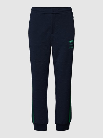 BOSS Green Sweatpants mit Label-Stitching Modell 'Hover' Marine 2