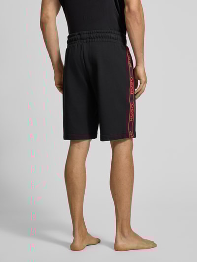 HUGO Shorts mit elastischem Bund Modell 'LIAM' Black 5