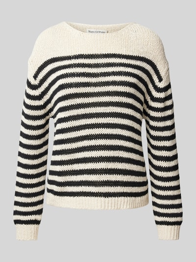 Marc O'Polo Comfort Fit Strickpullover aus Baumwoll-Mix  Black 2