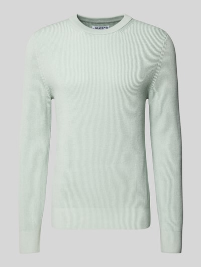 JAKE*S STUDIO MEN Gebreide pullover met ronde hals Mintgroen - 2