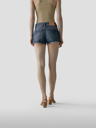 RED Valentino Jeansshorts mit Brand-Detail Dunkelblau 5