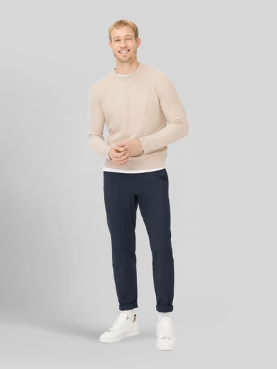 Brax Gerade Hose Mit Viskose-Anteil Modell 'Phil P' Marine 1