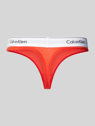 Calvin Klein Underwear String mit elastischem Label-Bund Rot 3