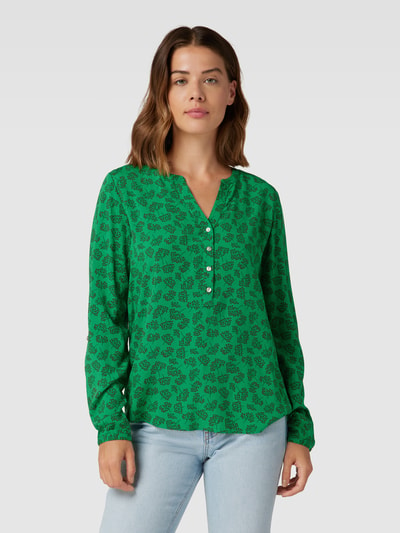 Montego Blouseshirt met all-over-print Groen - 4