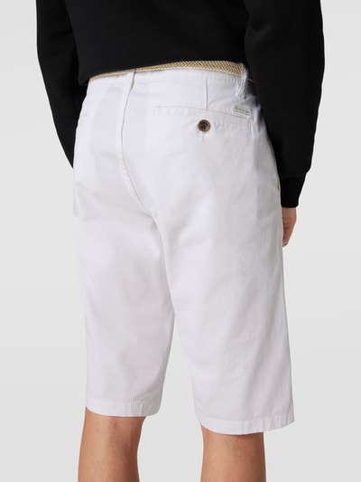 Tom Tailor Regular Fit Shorts mit Logo-Detail Weiss 3