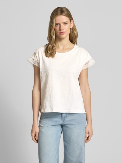 Pepe Jeans Regular Fit T-Shirt aus reiner Baumwolle Modell 'NAIN' Weiss 4