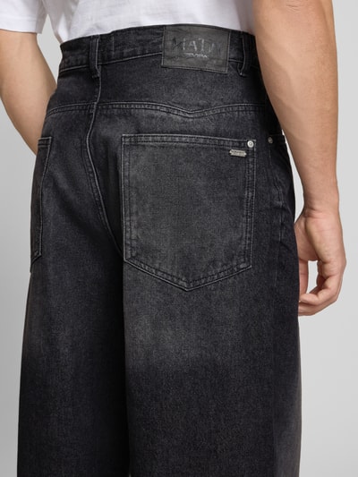 Review X MATW Jeansy o kroju baggy fit z 5 kieszeniami Czarny 3