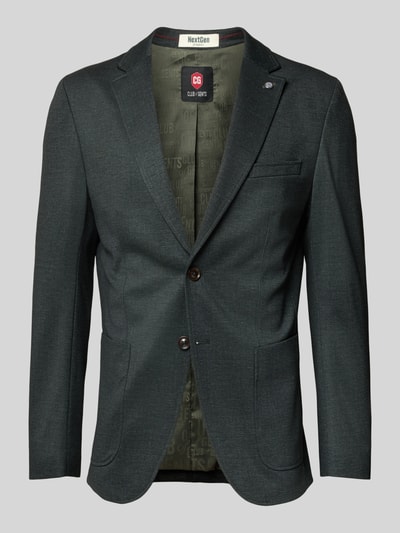 CG - Club of Gents 2-knoops colbert met reverskraag Donkergroen - 2